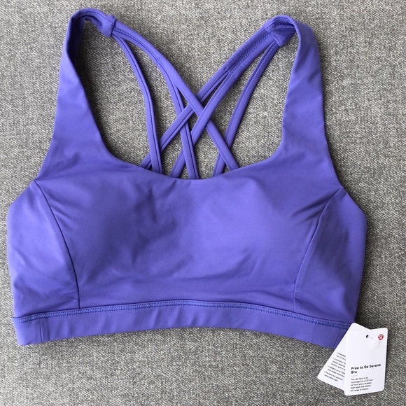 lululemon athletica Other - NWT! - LULULEMON Free To Be Serene Sports Bra - Charged Indigo